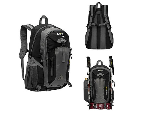 Туристичний рюкзак 40л NILS CAMP TREELINE NC1733 чорний