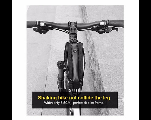 Сумка на раму Rhinowalk Top Tube T31 1.3 л, чорна