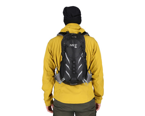 Рюкзак туристичний NC1942 BLACK GHOSTER 20L NILS CAMP