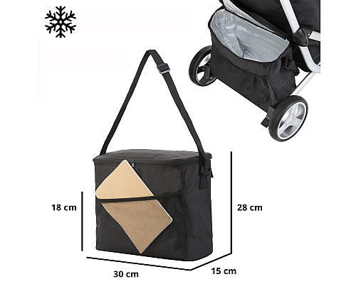 Сумка-візок ShoppingCruiser 3 Wheels Black (604349)