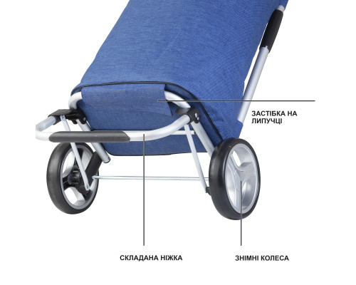 Сумка-візок ShoppingCruiser Foldable Blue (650061)