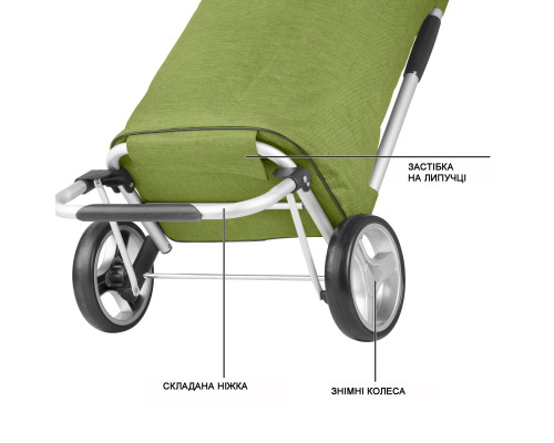 Cумка-візок ShoppingCruiser Foldable Green (650068)
