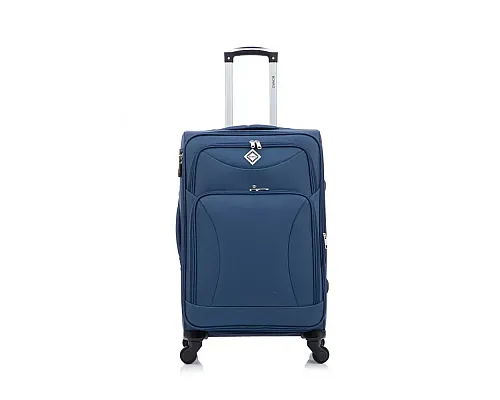 Валіза Bonro Tourist 4 колеса 64 х 39 х 26 см, синя Валіза Bonro Tourist 4 колеса 64 х 39 х 26 см, синя