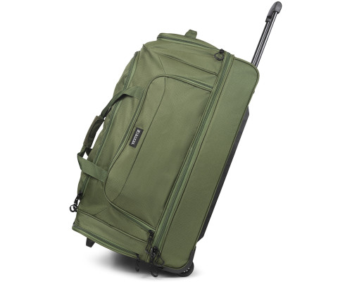 Сумка дорожня на колесах TravelZ Wheelbag Doubleloader green 96L (603099) Сумка дорожня на колесах TravelZ Wheelbag Doubleloader green 96L (603099)