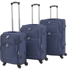Набір дорожніх валіз vidaXL з 3 предметів, темно-синій