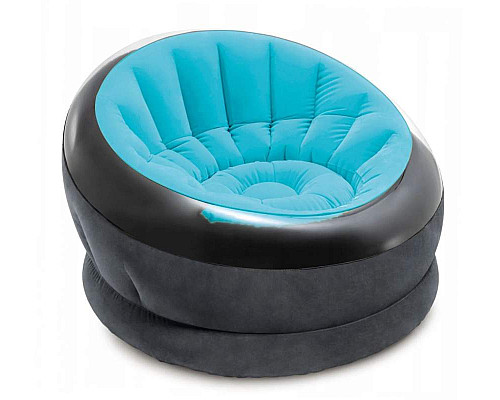 Крісло надувне INTEX 68582 112x109x69 см, блакитне