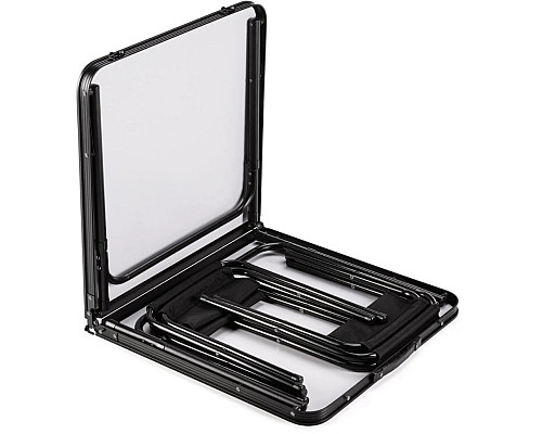 Стіл розкладний Outtec з 4 стільцями 120х60 см, коричневий