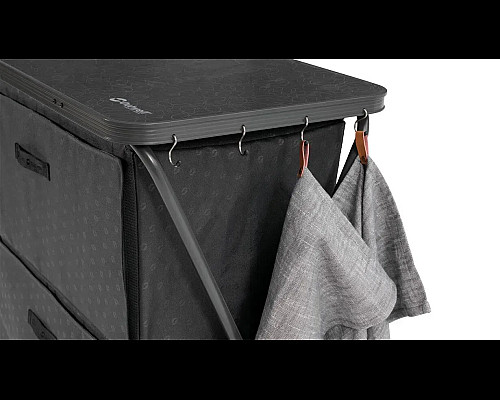 Шафа кемпінгова Outwell Bahamas Cabinet 80 × 44 × 80 см, чорний