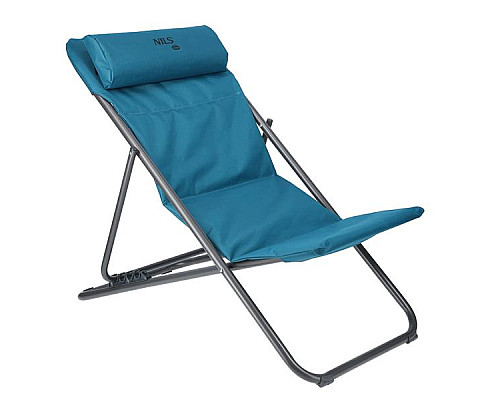 Лежак NILS CAMP NC3018, 120 х 54 х 90 см - синій