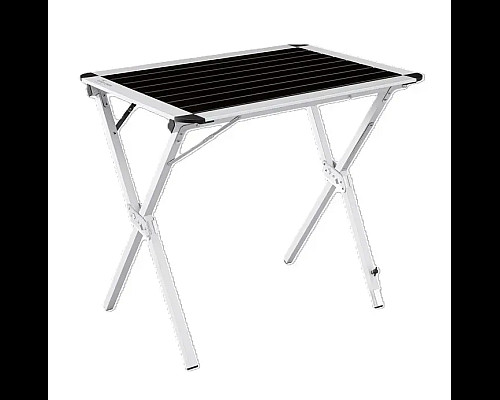Стіл розкладний Easy Camp Aspen M, 60 × 80 × 70 см, біло-чорна