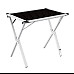 Стіл розкладний Easy Camp Aspen M, 60 × 80 × 70 см, біло-чорна