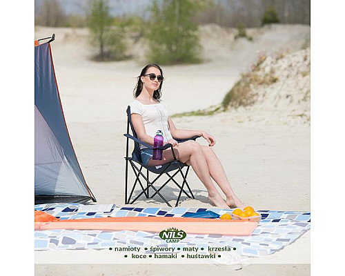 Крісло кемпінгове NILS CAMP NC3044, синє