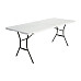 Стіл розкладний Lifetime 80471, білий граніт, 182,8 x 76,2 x 73,6 см - білий