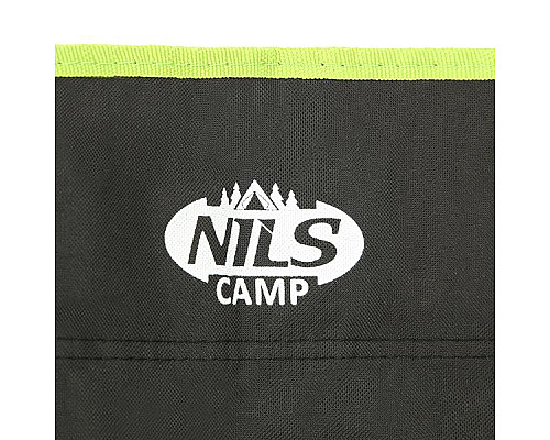 Крісло кемпінгове NILS CAMP NC3044 чорно-лаймове