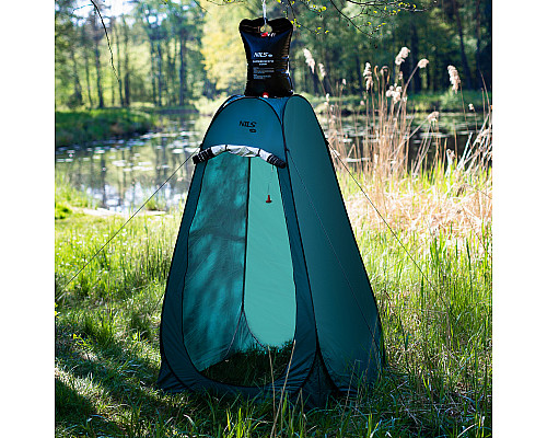 Намет санітарний NILS CAMP NC1706, 120 х 120 х 190 см, синьо-зелений