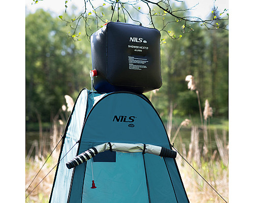 Намет санітарний NILS CAMP NC1706, 120 х 120 х 190 см, синьо-зелений