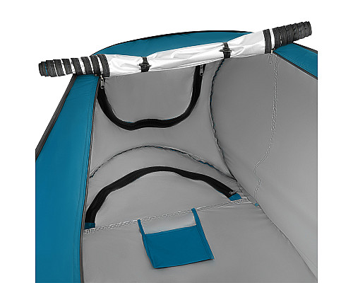 Намет санітарний NILS CAMP NC1706, 120 х 120 х 190 см, синьо-зелений