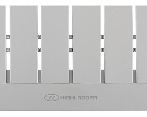 Стіл розкладний Highlander Aluminium Slat Folding Table Small FUR073, 70 x 70 x 70 см - сірий