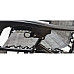 Шезлонг із захисним козирком Bonro SP-167A, 173 х 52 х 108 см - сірий