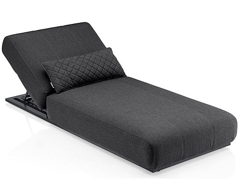 Лежак KETTLER EGO 0105314-7700, 210 х 90 х 33 см - темно-сірий