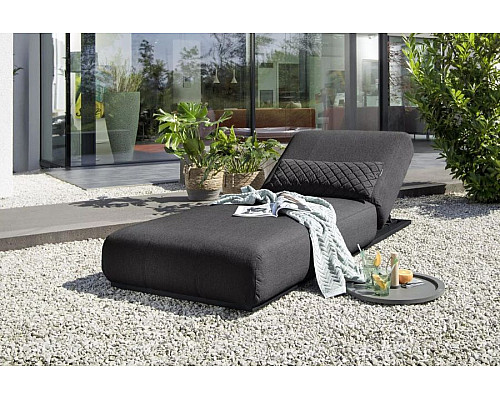 Лежак KETTLER EGO 0105314-7700, 210 х 90 х 33 см - темно-сірий