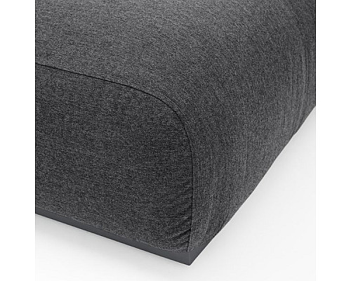 Лежак KETTLER EGO 0105314-7700, 210 х 90 х 33 см - темно-сірий
