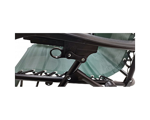 Шезлонг з накриттям Bonro SP-167A 2 шт, 94 x 66 x 16 см - зелений