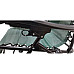 Шезлонг з накриттям Bonro SP-167A 2 шт, 94 x 66 x 16 см - зелений