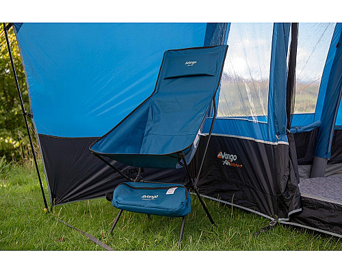 Стілець кемпінговий Vango Micro Tall Recline Chair Mykonos CHUMICRO0000001, синій Стілець кемпінговий Vango Micro Tall Recline Chair Mykonos CHUMICRO0000001, синій