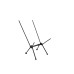 Стілець кемпінговий Vango Micro Tall Recline Chair Mykonos CHUMICRO0000001, синій