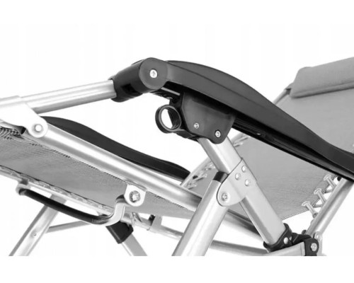 Комплект шезлонгів Bonro BG-007 2 шт, сірий