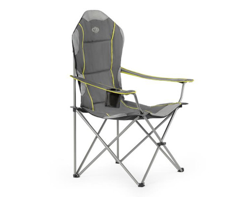 Крісло для кемпінгу NILS CAMP NC3080 сіро-лаймове