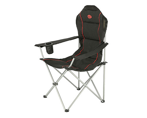 Крісло для кемпінгу NILS CAMP NC3080, чорно-червоний