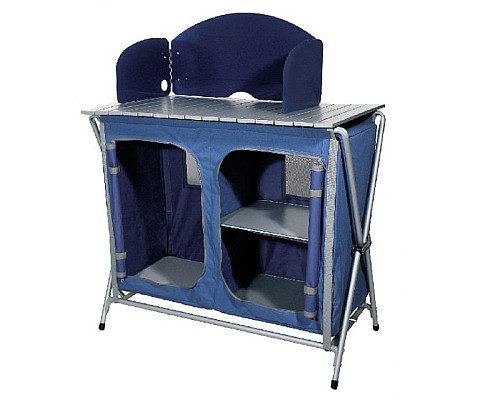 Шафа для кемпінгу складна FERRINO Quick Plus 90 x 80 x 50,5 см - синя