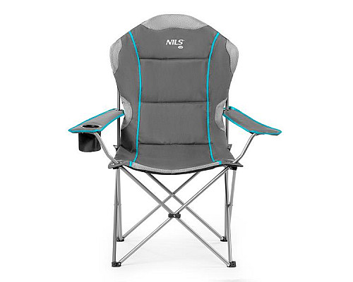 Крісло для кемпінгу NILS CAMP NC3080, сіре