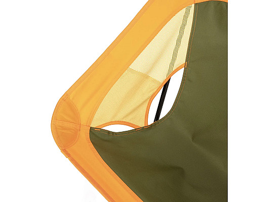 Крісло для кемпінгу Helinox Chair One (re), зелено-помаранчеве