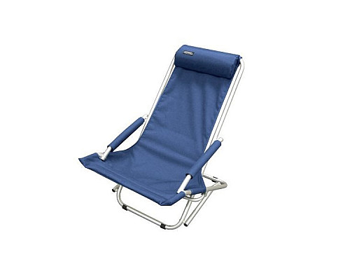 Крісло регульоване FERRINO Relax 114 x 62 x 85 см - синє