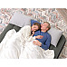 Матрац надувний Bestway 6713N 203x152 см, чорно-сірий