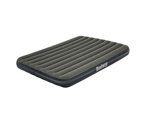Матрац надувний Bestway 6713N 203x152 см, чорно-сірий
