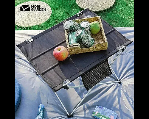 Стіл розкладний Mobi Garden L NX20665012 57 х 42 х 38 см, чорний Стіл розкладний Mobi Garden L NX20665012 57 х 42 х 38 см, чорний