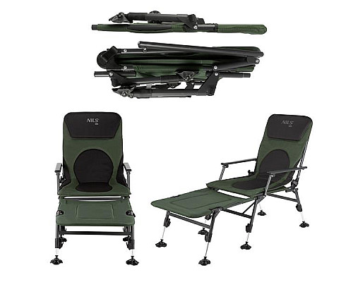 Крісло рибальське NILS CAMP NC1802 SET, зелене