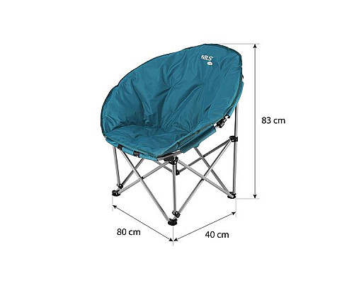 Крісло для кемпінгу NILS CAMP NC3070, зелене