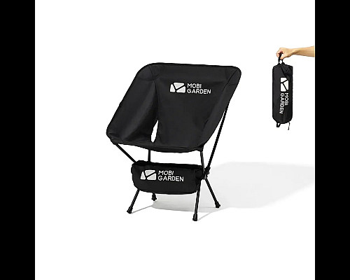 Крісло розкладне Mobi Garden NX21665025, 53 х 57 х 67 см - чорне