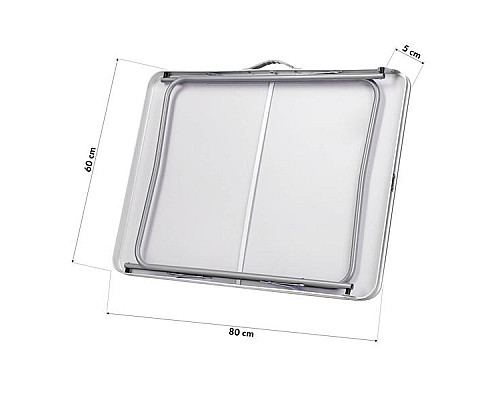 Стіл кемпінговий NILS CAMP NC3401 80 x 60 x 70 см, блакитний