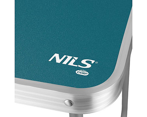 Стіл кемпінговий NILS CAMP NC3401 80 x 60 x 70 см, блакитний