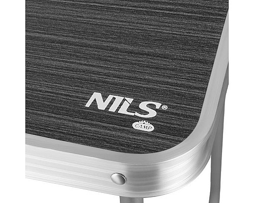 Стіл кемпінговий NILS CAMP NC3401 80 x 60 x 70 см, темно-сірий