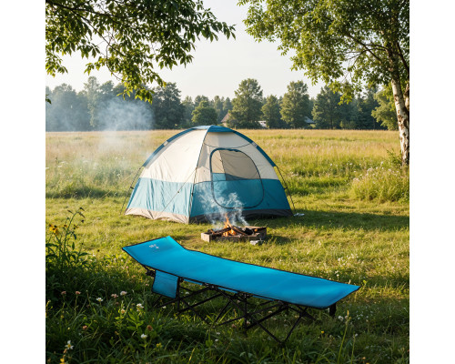 Ліжко кемпінгове NILS CAMP NC2701 188 х 67 х 38 см, синє