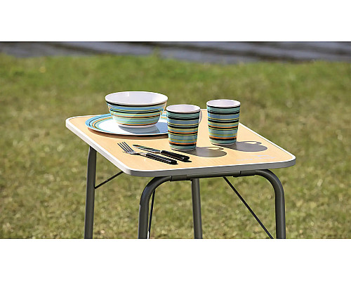 Стіл розкладний Easy Camp Caylar Brown 540027, 40,5 x 60,5 x 50 см - жовтий