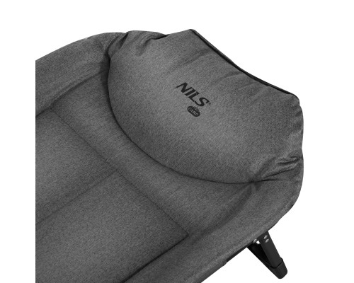 Ліжко кемпінгове NILS CAMP NC2720 200 х 60 х 44 см, сіре