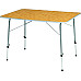 Стіл розкладний Easy Camp Menton L Brown 540028, 70 x 100 x 50-68 см - жовтий